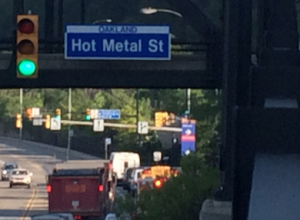 Hot Metal Bridge on Pittsburgh's South Side.